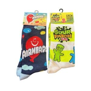 Airheads and Sour Patch Crew Socks - Multicolor